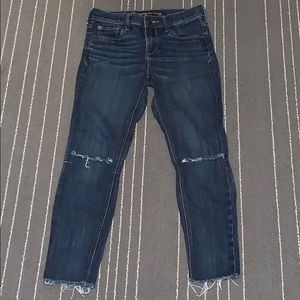 Express mid rise legging denim